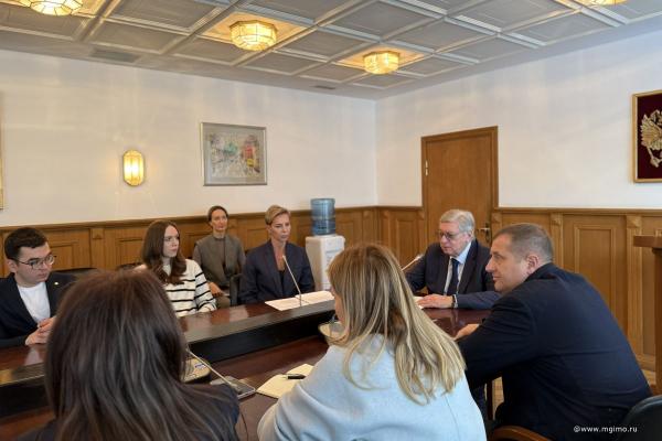Ректор А.В.Торкунов встретился с магистрантами МГИМО-Астана